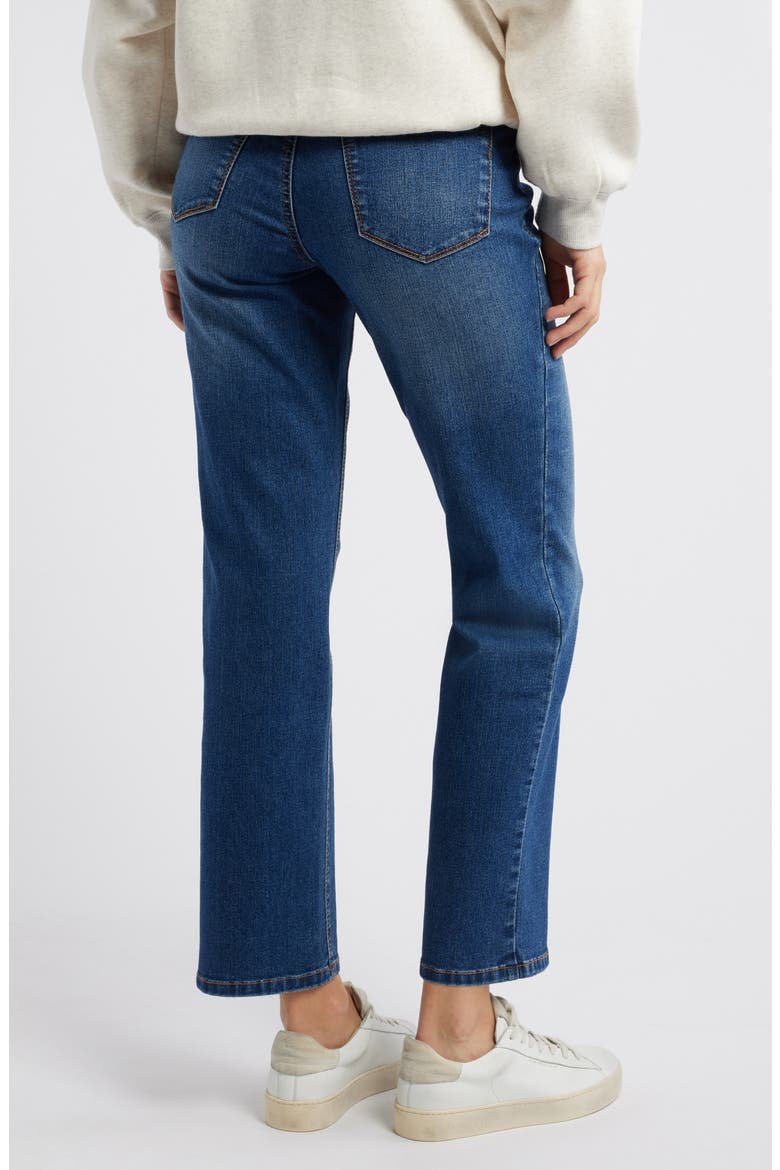 Over the Bump Slim Straight Leg Maternity Jeans, Alternate, color, OAKLEE