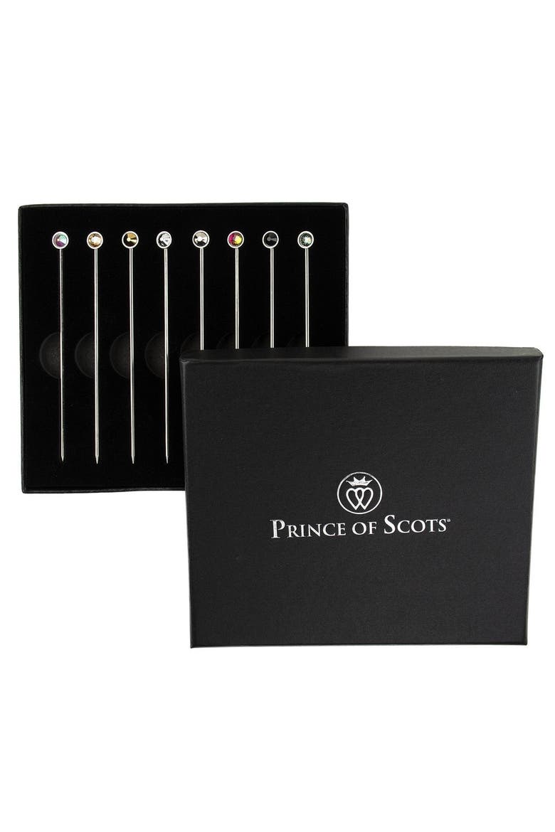 Gem Crystal Cocktail Picks, Alternate, color, Gold