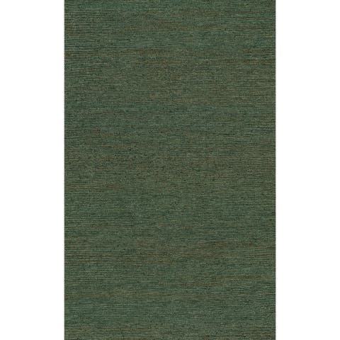 Griffin Rustic Farmhouse Woven Jute Solid Area Rug