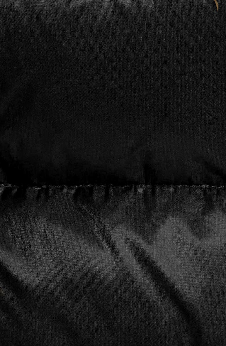 Moncler 'Hermine' Grosgrain Trim Water Resistant Down Coat, Alternate, color, 