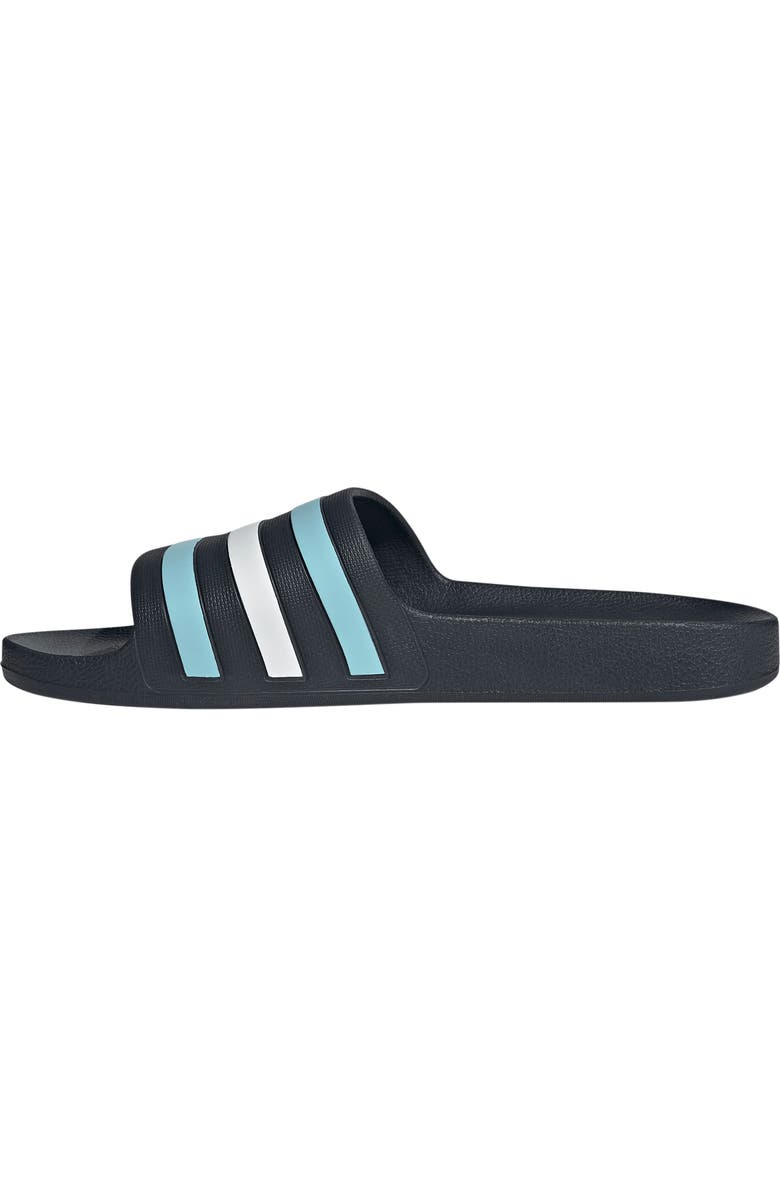 adidas Adilette Slide Sandal, Alternate, color, Night Navy/ Icey Blue/ White