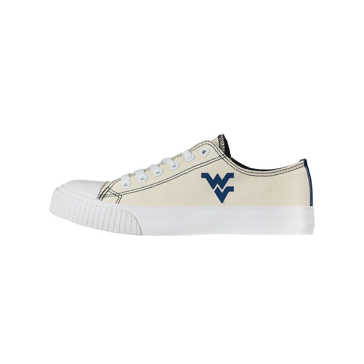 FOCO Women's FOCO Cream West Virginia Mountaineers Low Top Canvas Shoes, Main, color, 