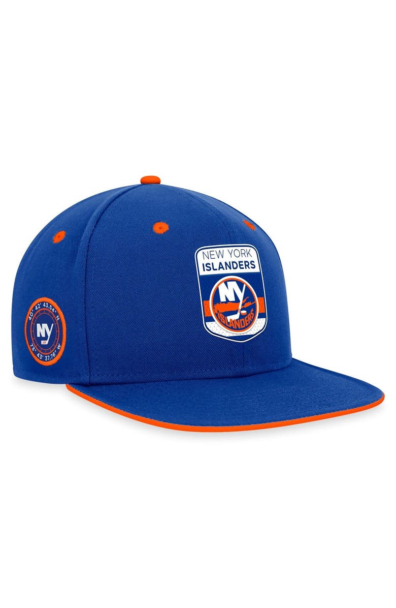 FANATICS Men's Fanatics Branded  Blue New York Islanders 2023 NHL Draft Snapback Hat, Alternate, color, 