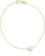 The Lovery Fine Jewelry Mini Mother of Pearl Single Heart Bracelet