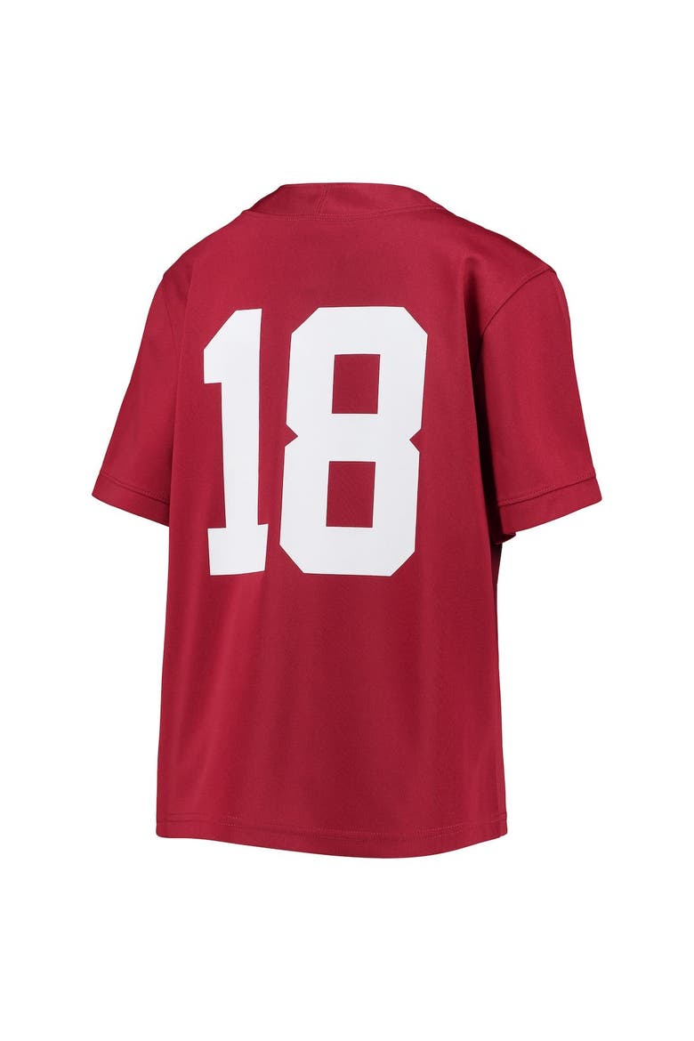 Youth Nike #18 Crimson Alabama Crimson Tide Untouchable Football Team Jersey, Alternate, color, Crimson