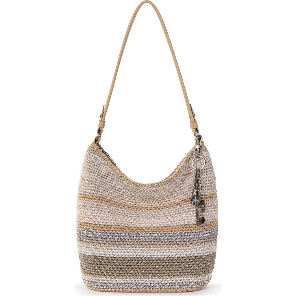 The Sak Sequoia Hobo Bag In Sand Stripe