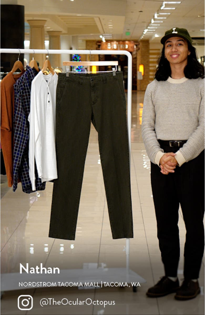 Comfort Stretch Flat Front Pants, sales video thumbnail