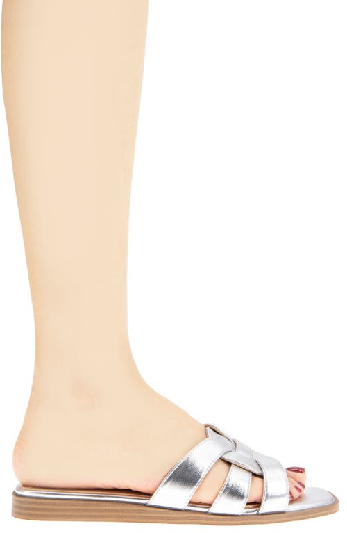 BCBGENERATION BCBGENERATION MELTEM SQUARE TOE SLIDE SANDAL