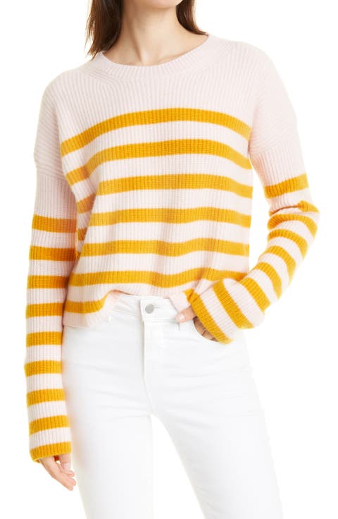 Toujours Stripe Cashmere Sweater