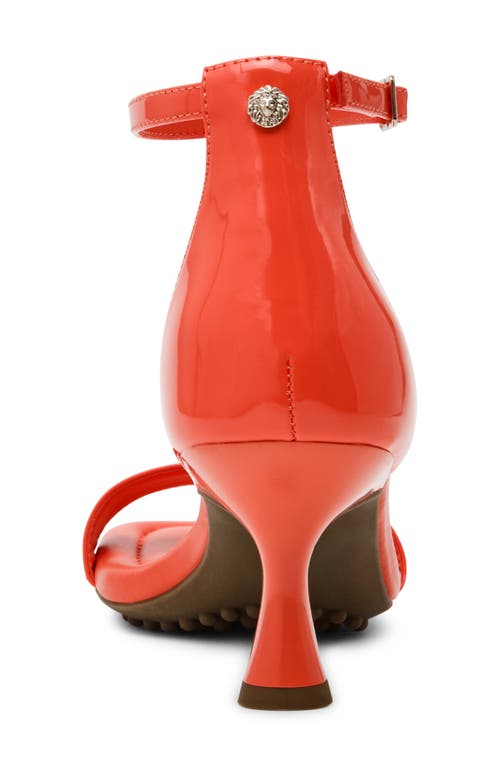 Anne Klein Jade Sandal In Coral Patent