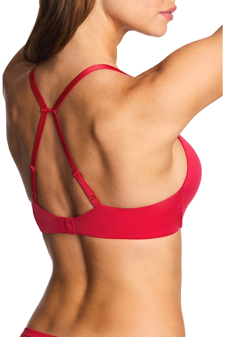 Future Foundation Wireless T-Shirt Bra, Alternate, color, LIPSTICK RED