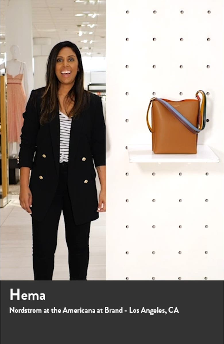 Perry Leather Bucket Bag, sales video thumbnail