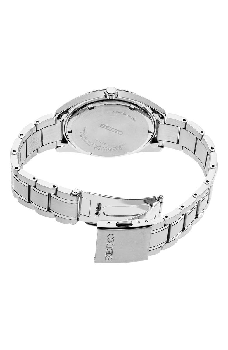 SEIKO WATCHES Essentials Bracelet Watch, 40.2mm, Alternate, color, Blue