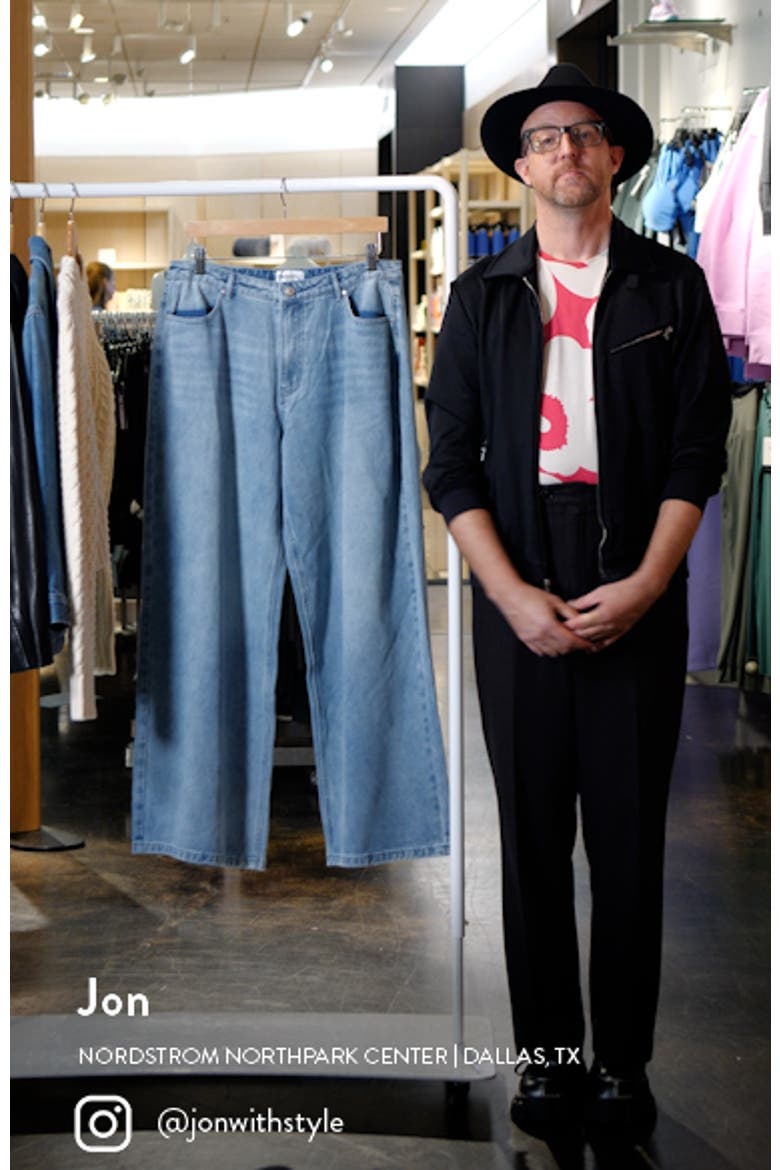 Naylor Mid Rise Wide Leg Jeans video