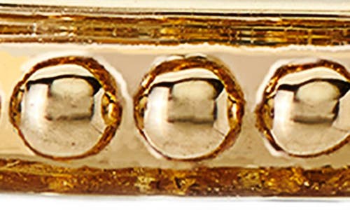 Sethi Couture Channel Bead Band Ring In Yellow Gold