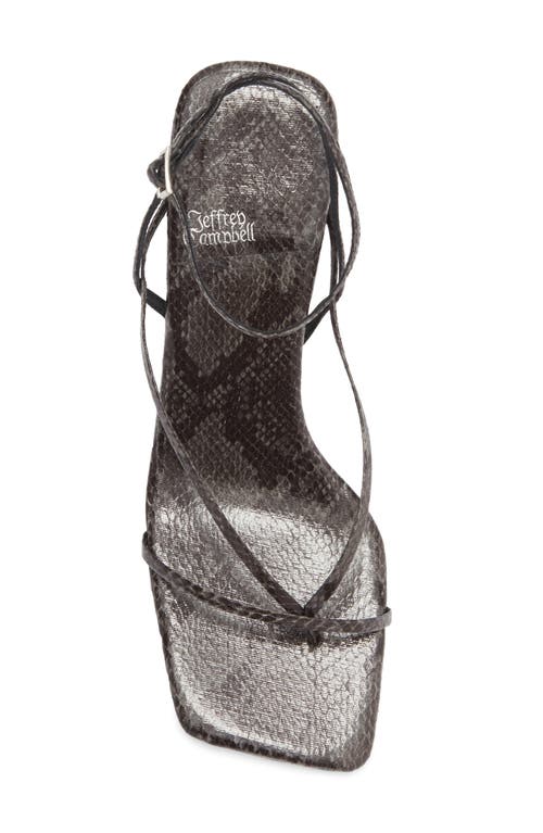 Jeffrey Campbell Fluxx Sandal In Gray