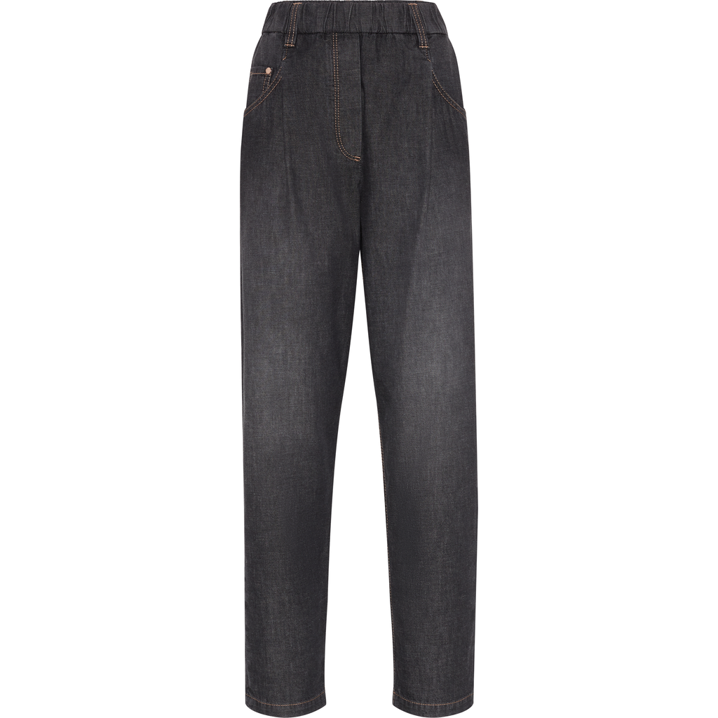 Brunello Cucinelli Five-pocket Trousers In Dark Denim