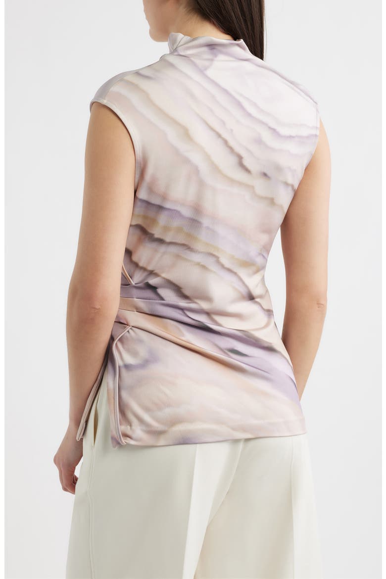 Erocis Print Sleeveless Top, Alternate, color, LAVENDER TIDE PRINT