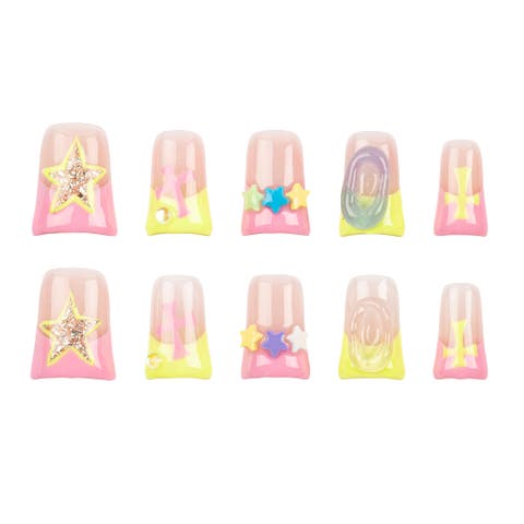Y2k Duck Kandi - Medium Flare Press-on Nails