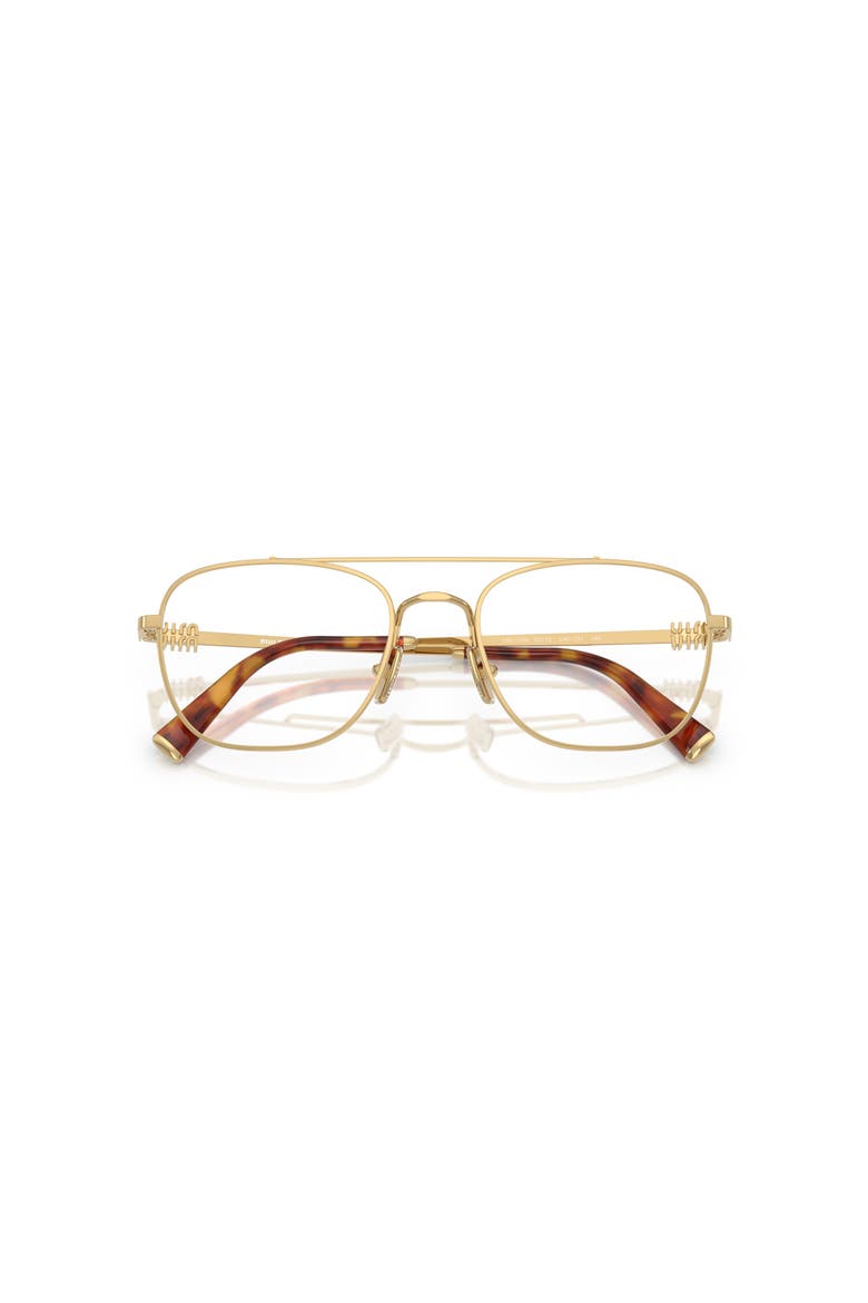 51mm Square optical glasses, Alternate, color, Gold