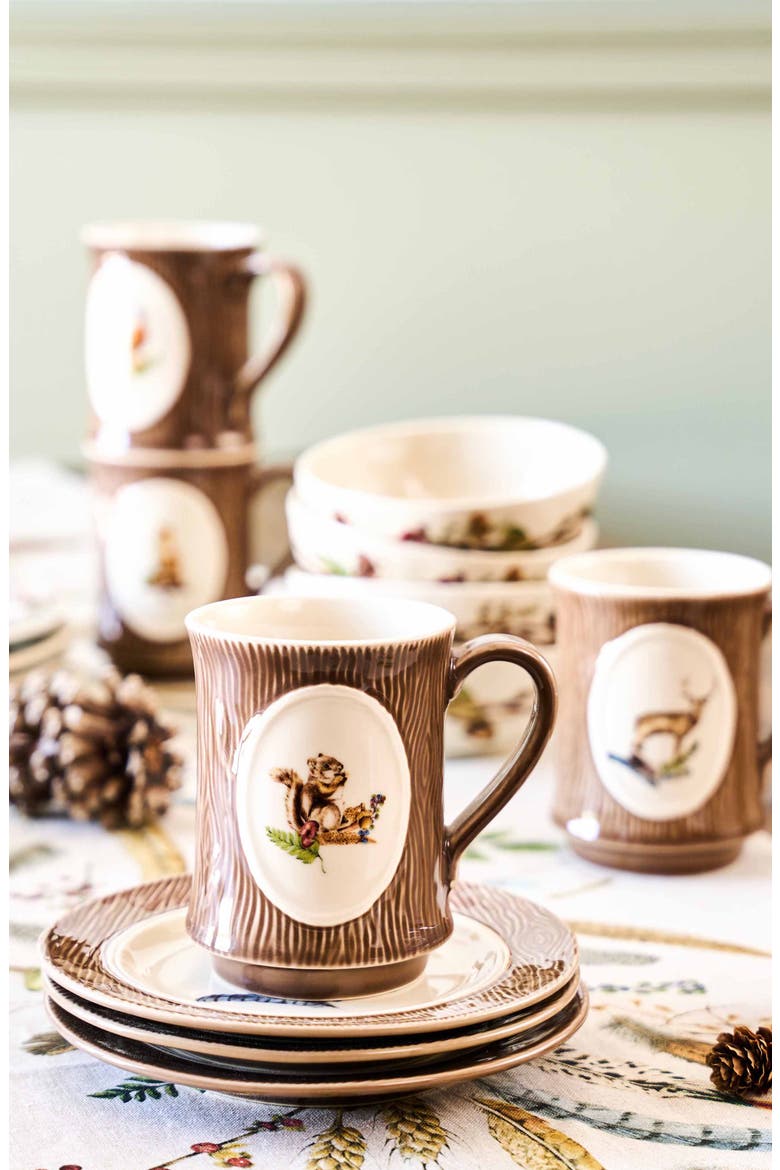 Forest Walk Squirrel Mug, Alternate, color, CAFE AU LAIT