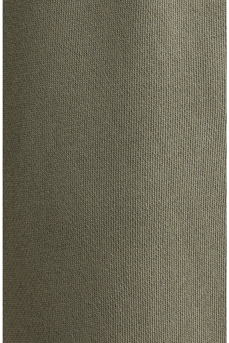 Rolled Hem Terry Pants, Alternate, color, OLIVE BRANCH