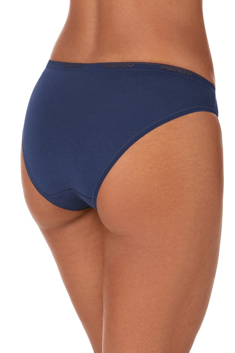 Cotton Blend Bikini, Alternate, color, NAVAL ACADEMY