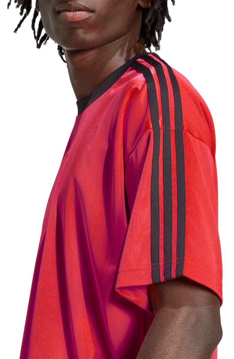 adidas 3-Stripes Jacquard Crewneck Jersey, Alternate, color, 