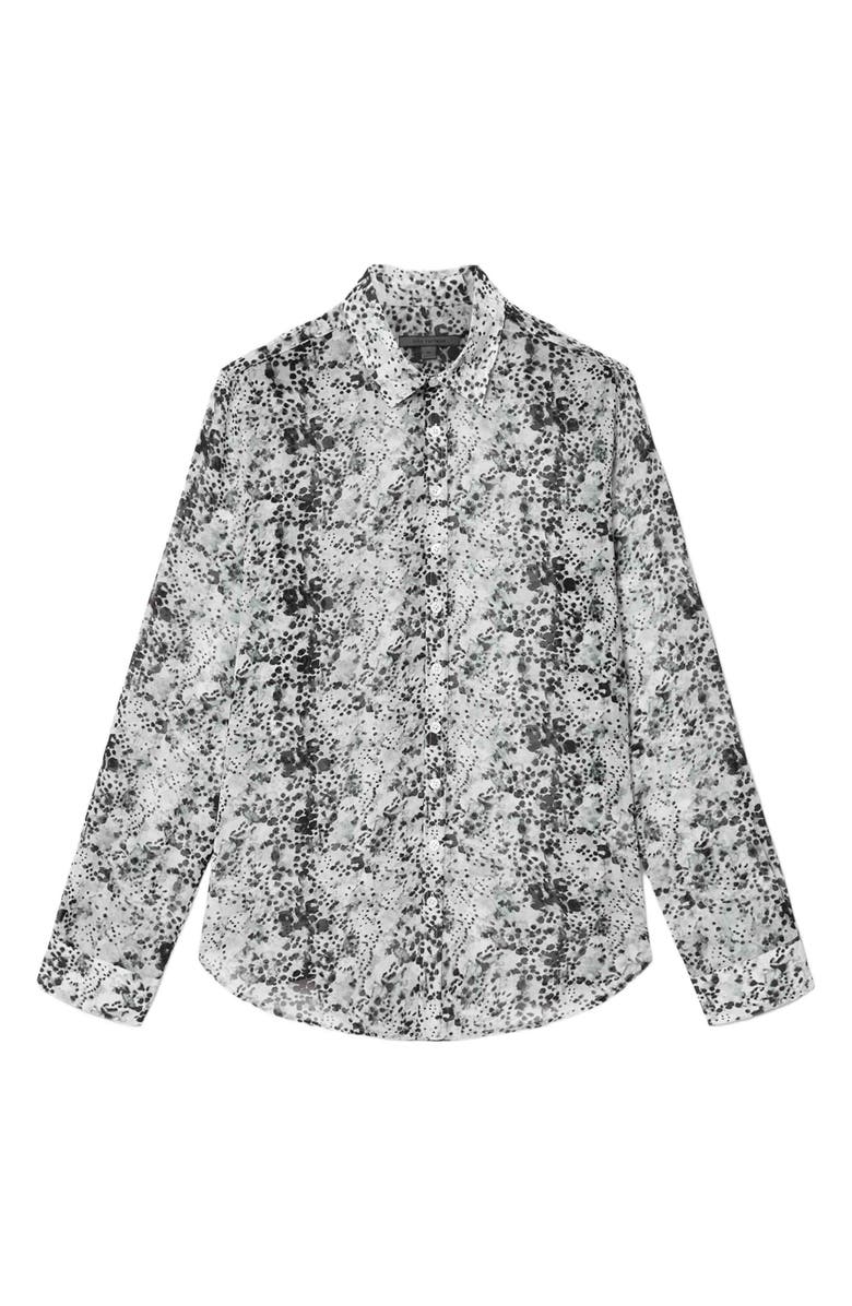 John Varvatos Bucks Button-Up Shirt, Alternate, color, Grey Mist