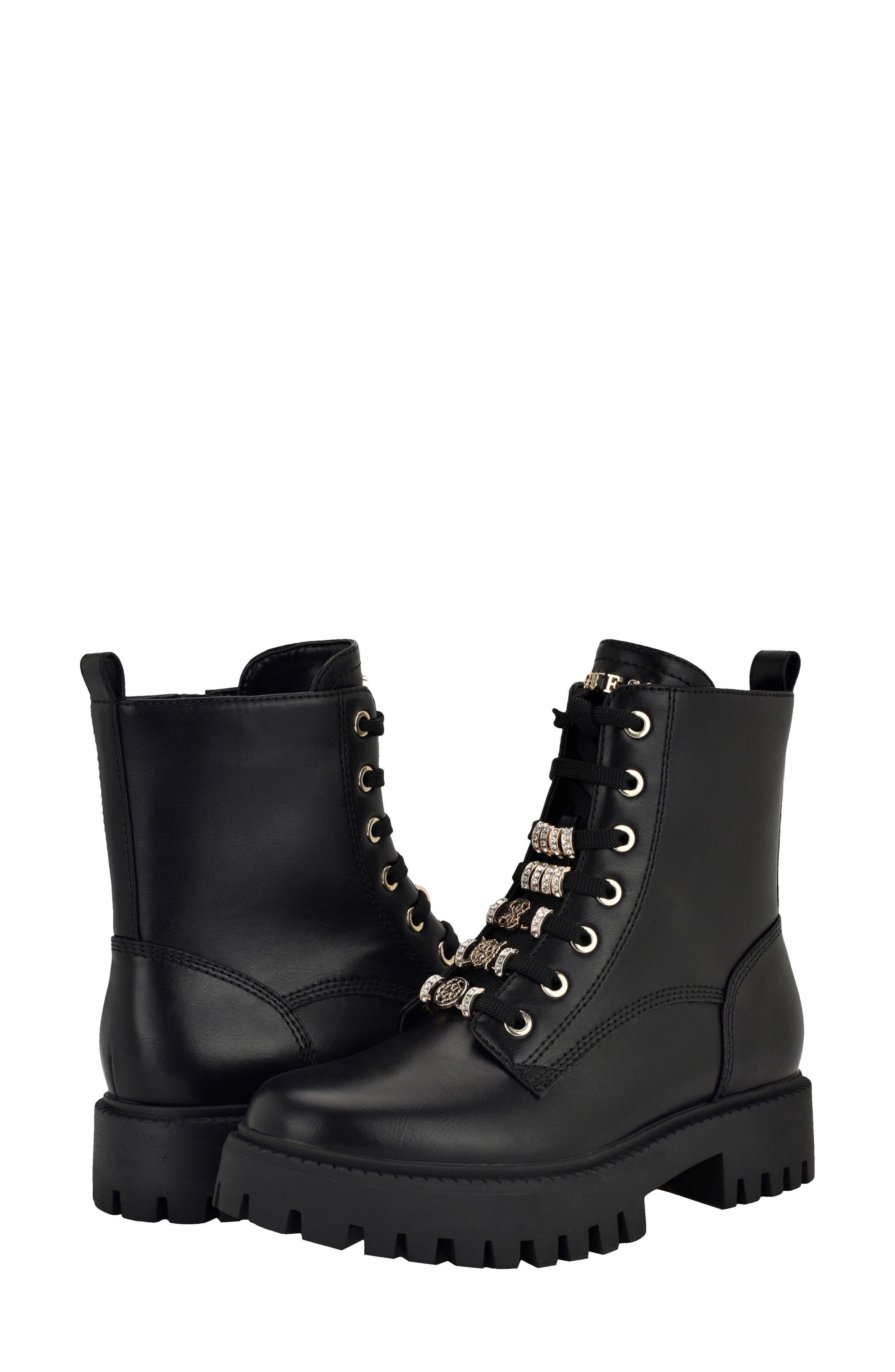 GUESS Fionaa Lug Sole Bootie, Alternate, color, 