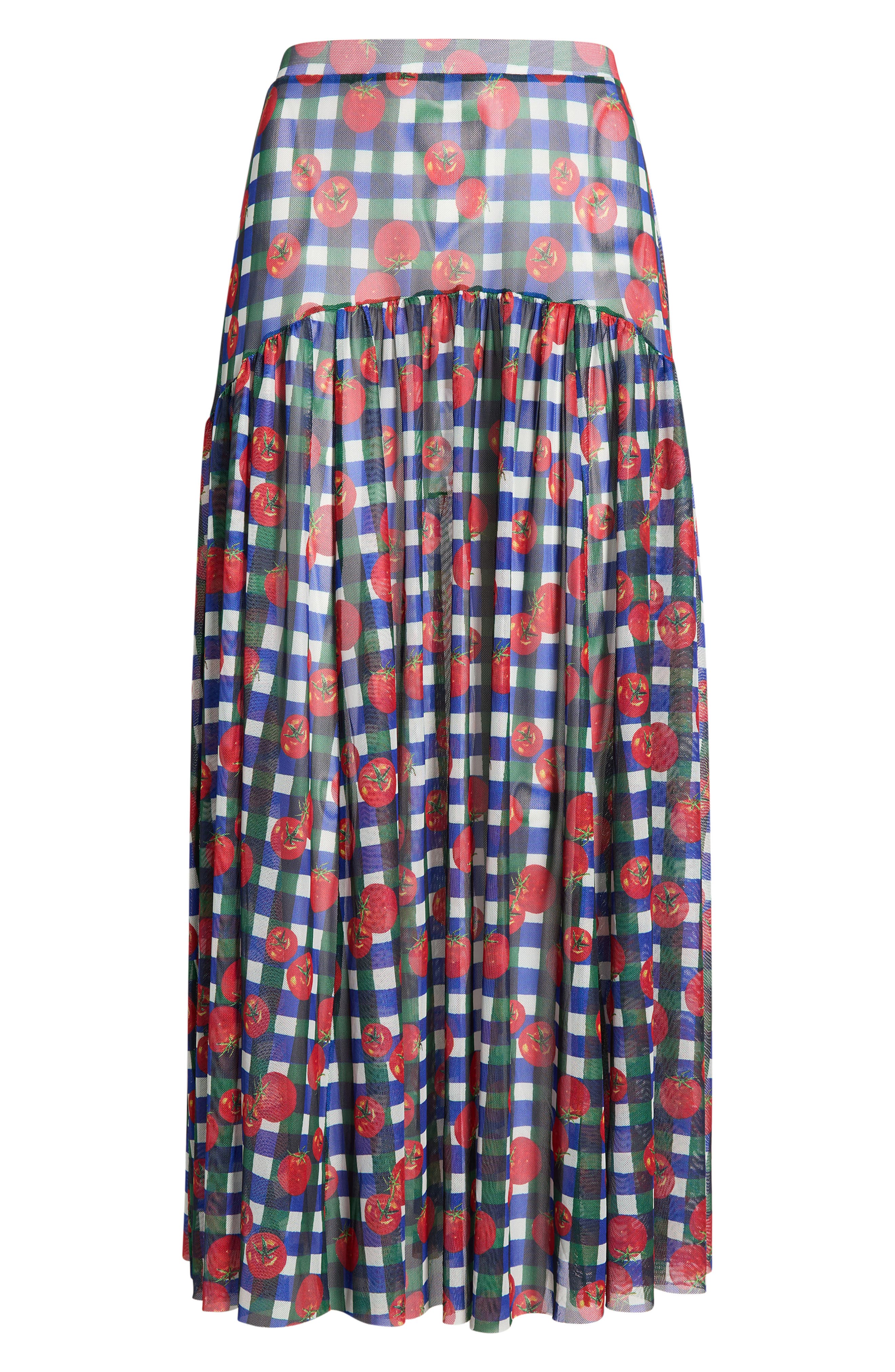 Hutch Maeden Floral Cover-up Midi Skirt In Multi