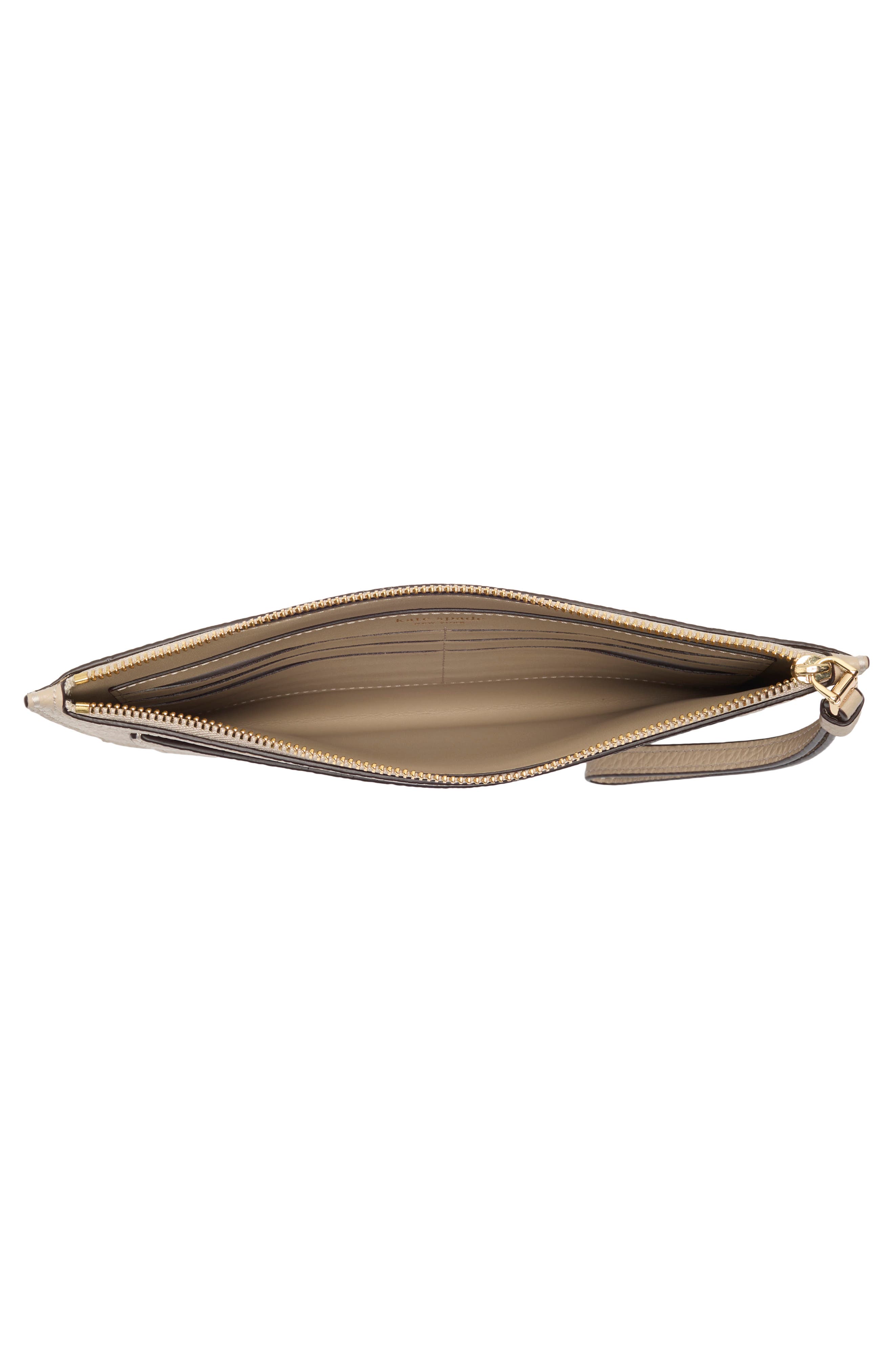Kate Spade New York ava leather wristlet, Alternate, color, 