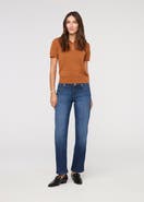 DUER Performance Denim Mid Rise Straight