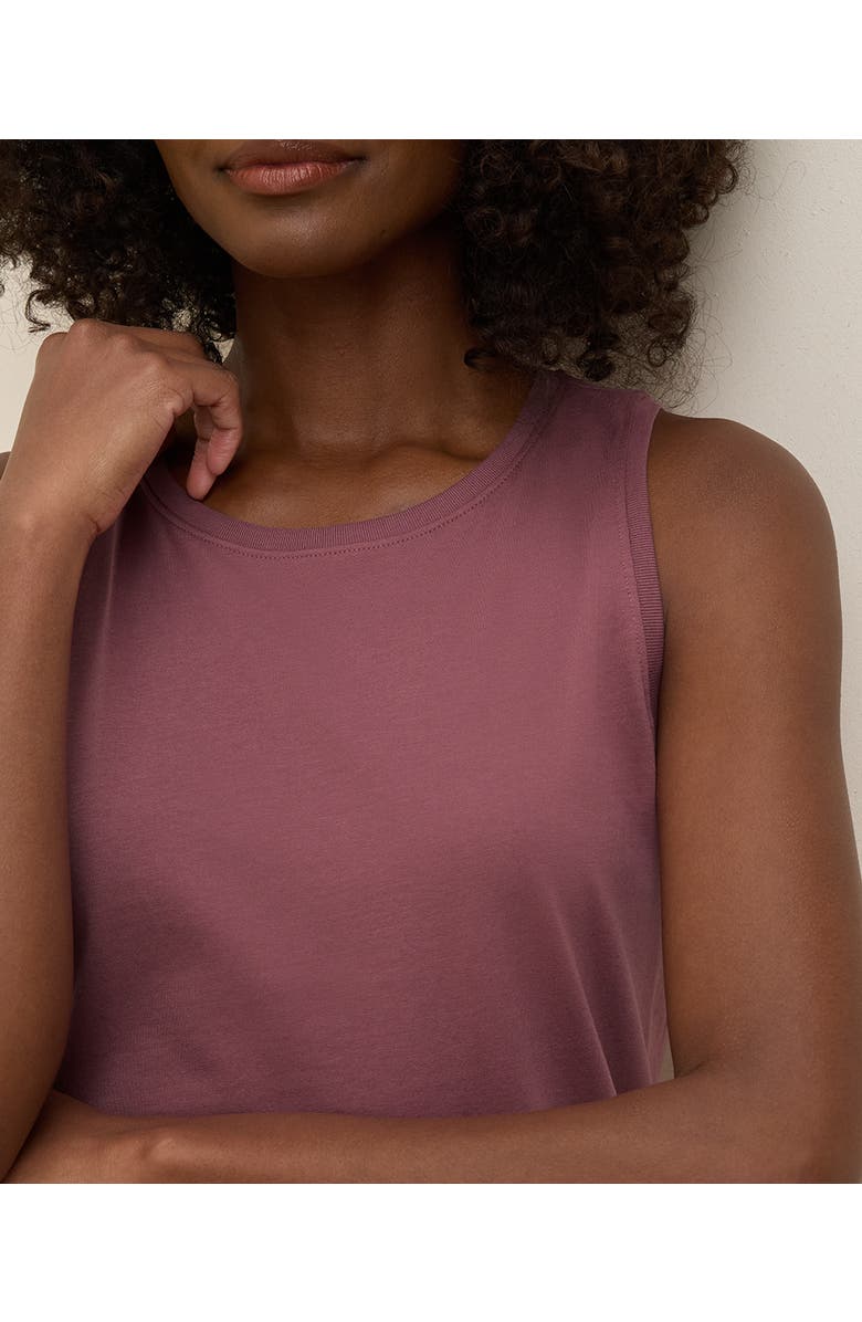 Pact Organic Cotton Softspun High Neck Tank, Alternate, color, Mauve