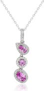 SUZY LEVIAN Sapphire Pendant Necklace