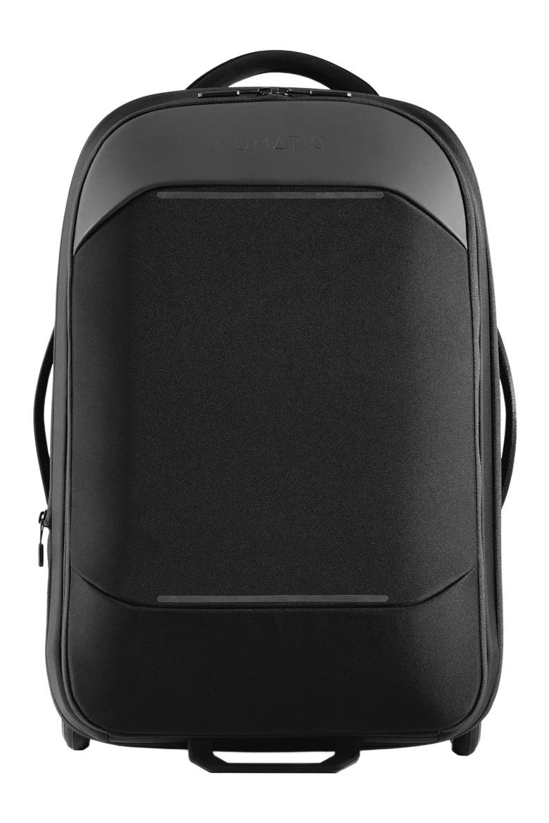 Carry-On 37L w/ 8L Built-In Expansion -- Premium  Roller Luggage, Main, color, Black
