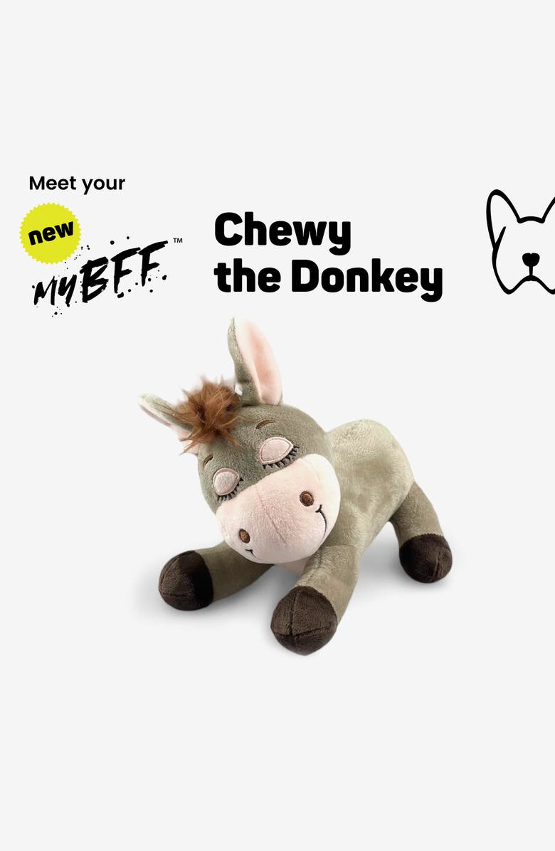 Nandog Pet Gear My BFF Plush Dog Toy, Alternate, color, Chewy The Donkey