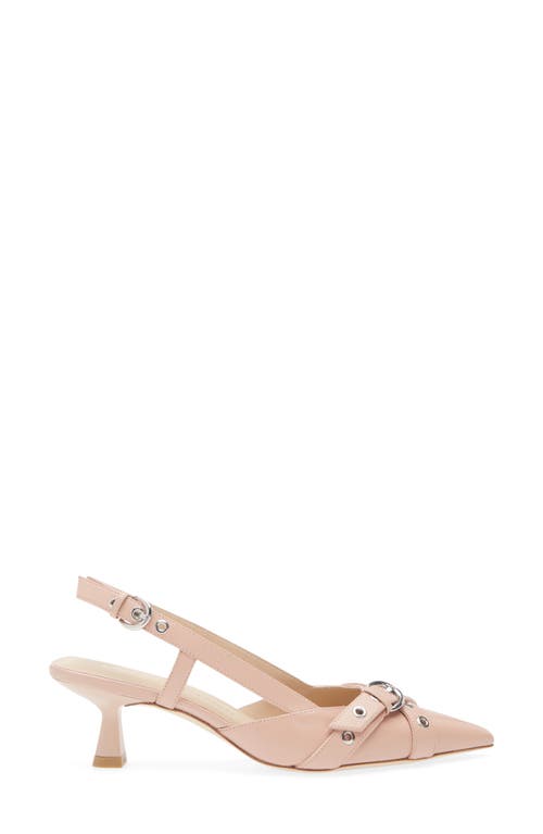 Stuart Weitzman Supermoto Kitten Heel Slingback Pump