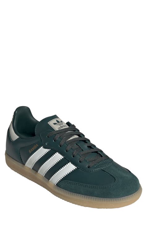 Adidas green suede shoes online