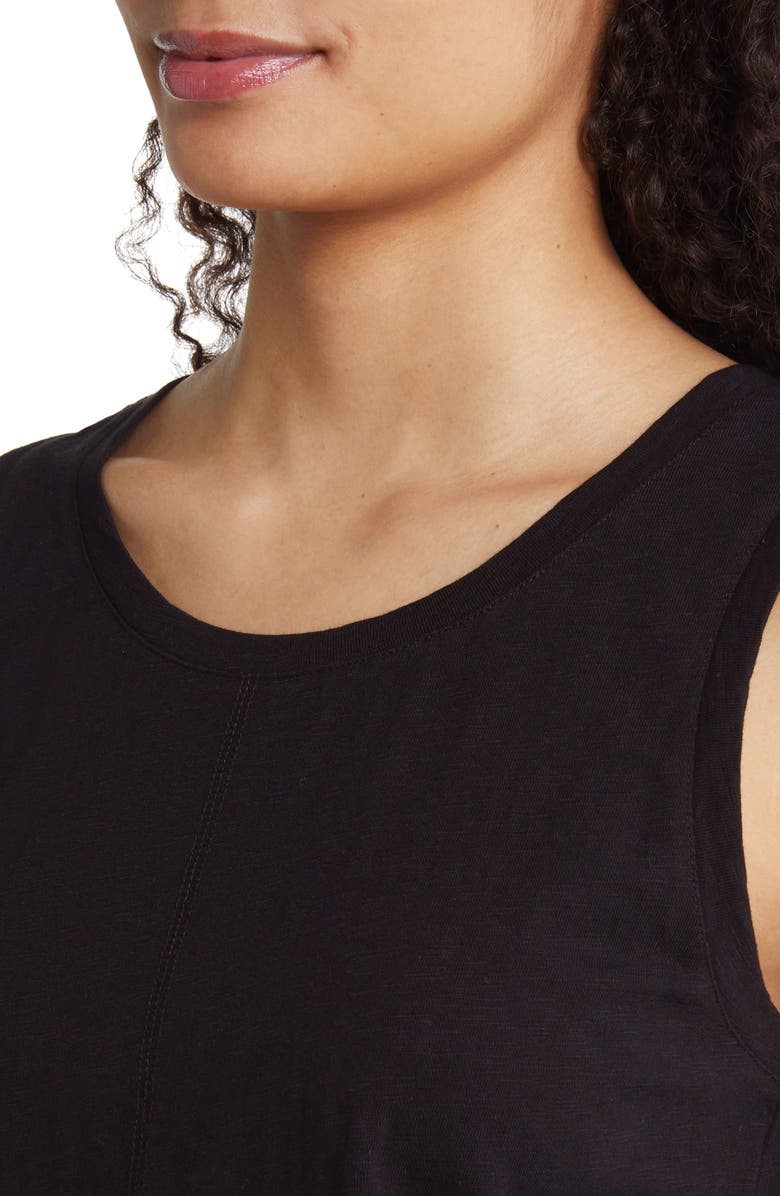 Caslon<sup>®</sup> Drawstring Organic Cotton Minidress, Alternate, color, 