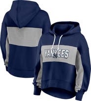 FANATICS Women's Fanatics Navy New York Yankees Filled Stat Sheet Pullover Hoodie