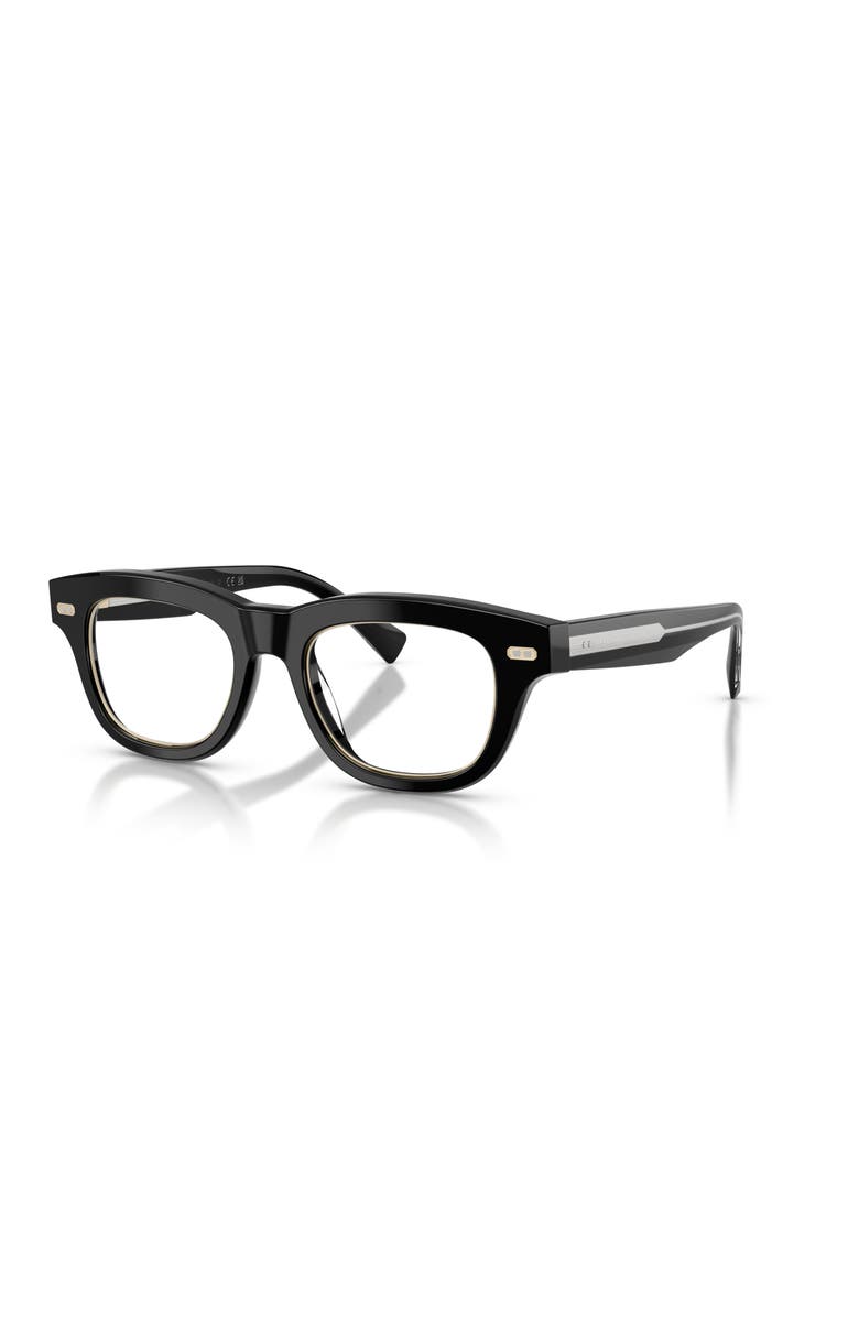 Brunello Cucinelli 48mm Square optical glasses, Main, color, Black