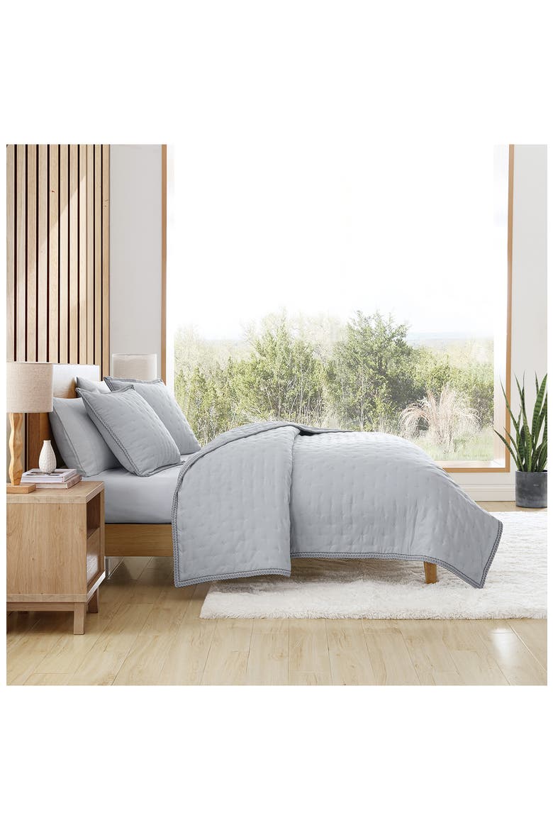 Devon UGGBraid Quilt & Shams Set, Alternate, color, GRAY VIOLET
