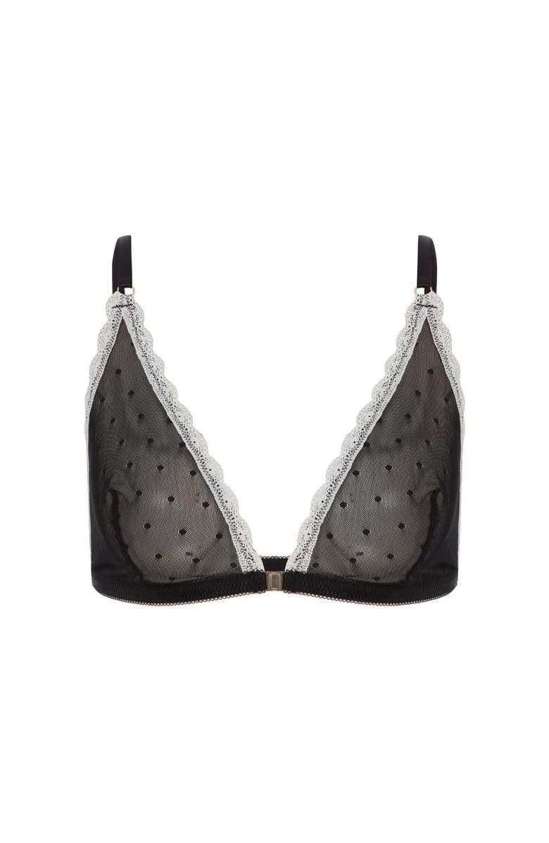 House Of Silk Shayla Triangle Bra, Main, color, Black