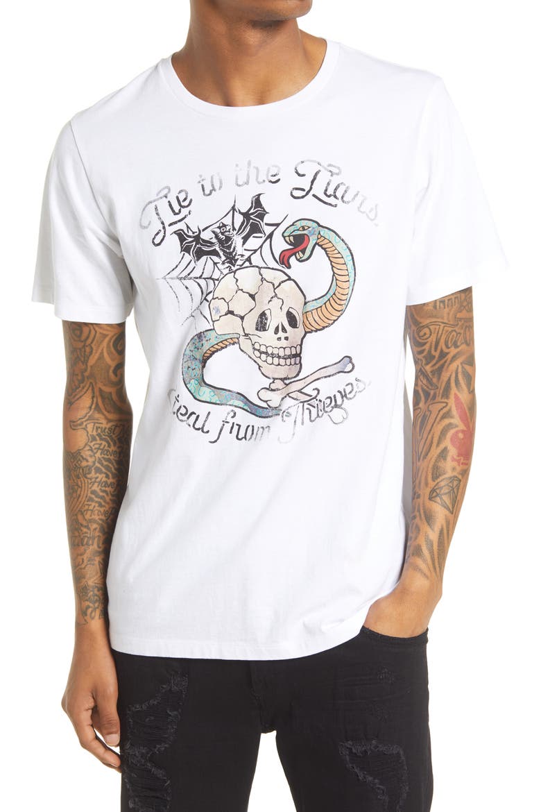 Graphic Tee, Main, color, WHITE