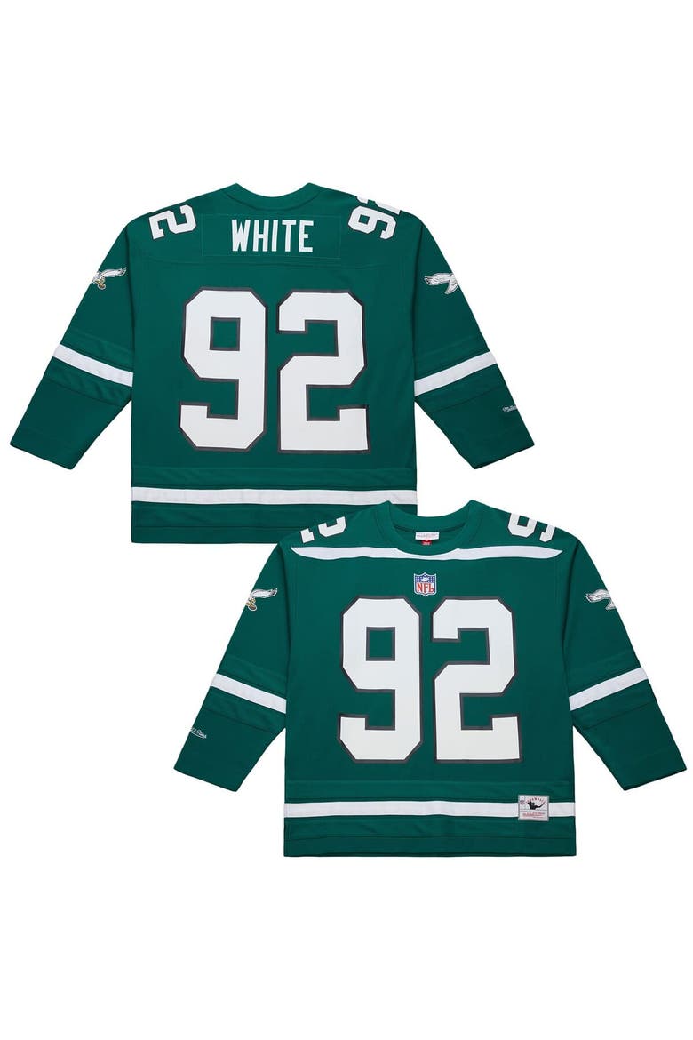 Men's Mitchell & Ness Reggie White Kelly Green Philadelphia Eagles Maxxed Out Fashion Hockey Jersey, Main, color, Kelly Green