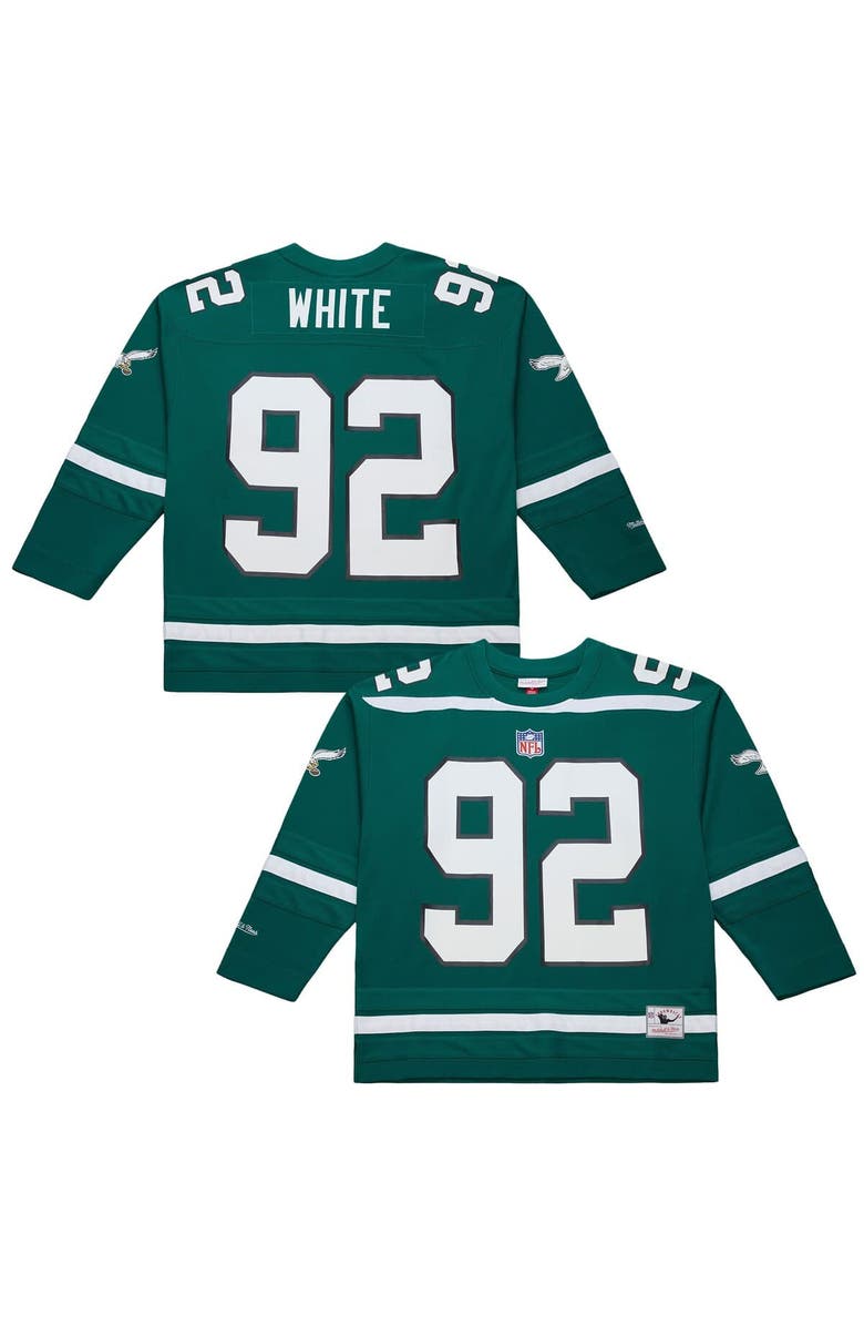 Mitchell & Ness Men's Mitchell & Ness Reggie White Kelly Green Philadelphia Eagles Maxxed Out Fashion Hockey Jersey, Main, color, Kelly Green