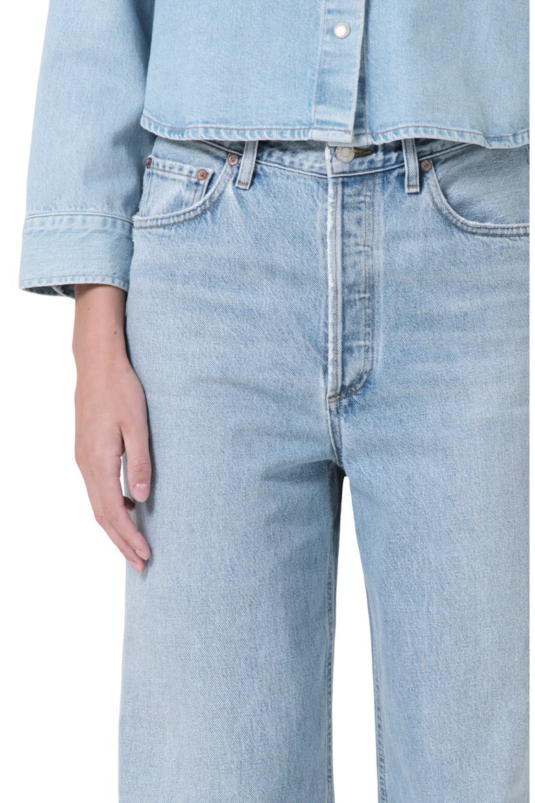 Dame High Waist Wide Leg Jeans, Alternate, color, CONFLICT