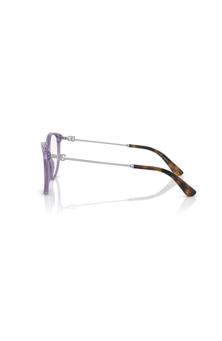 Dolce&Gabbana 52mm Butterfly optical glasses, Alternate, color, Violet
