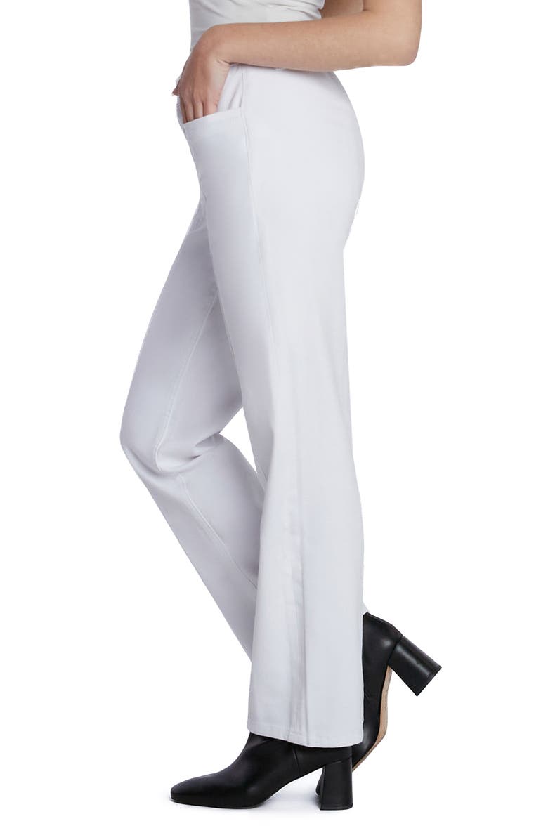 HINT OF BLU Merry Mid Rise Crop Boyfriend Jeans, Alternate, color, Pure White